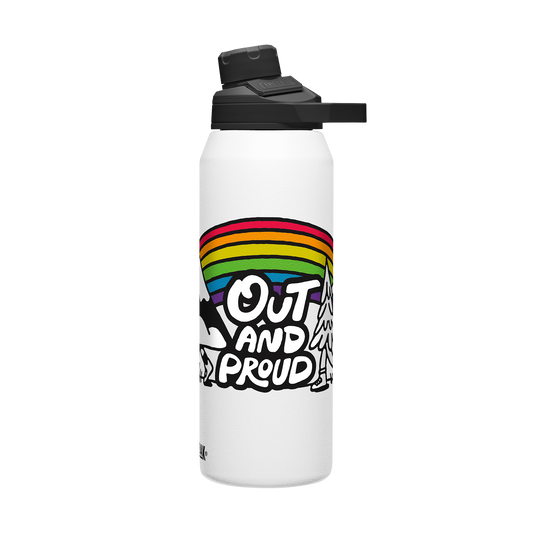 chute-mag-32-oz-water-bottle-insulated-stainless-steel-plus-cleanup-kit-pride-collection-limited-edition-w6 xhvxlhasbo